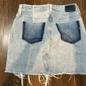 NWT AG Denim The Sandy Mini Skirt 19 Years Fracture Sz 26 beach festival summer